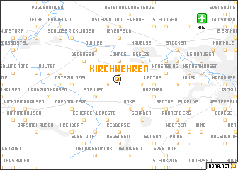 map of Kirchwehren