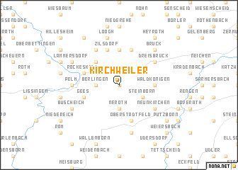 map of Kirchweiler