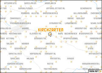 map of Kirchzarten