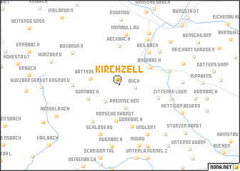 map of Kirchzell