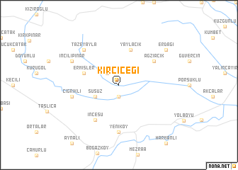 map of Kırçiçeği