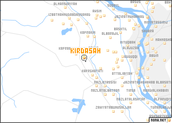 map of Kirdāsah