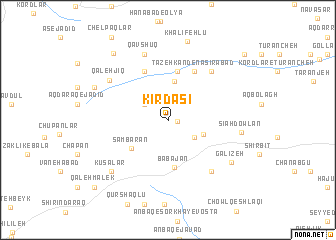 map of Kīrdāsī