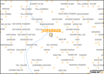 map of Kīr Dāwūd