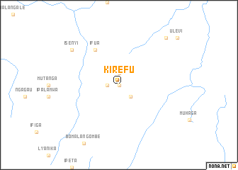 map of Kirefu