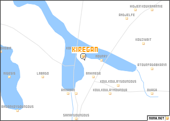 map of Kirégan