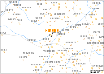 map of Kirehe