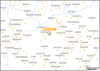 map of Kirehe