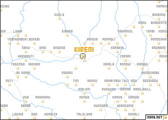 map of Kireni