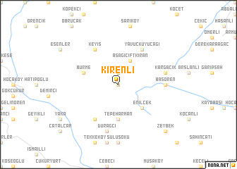 map of Kirenli