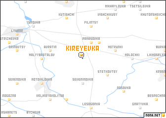 map of Kireyevka