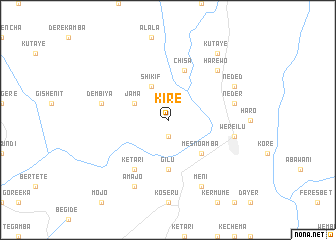 map of Kirē