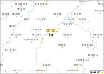 map of Kırgıl