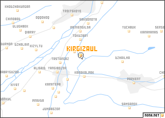 map of Kirgizaul