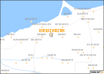 map of Kirgiz-Kazak