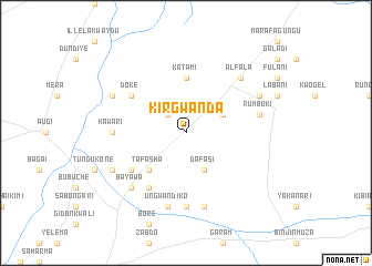 map of Kirgwanda