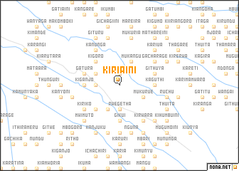 map of Kiriaini