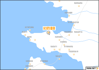 map of Kiriba