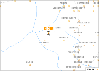 map of Kiribi