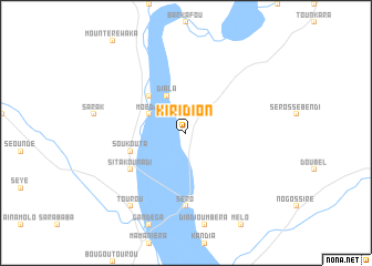 map of Kiridion