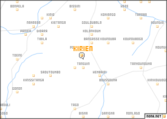 map of Kirien