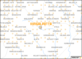 map of Kirigalpotta