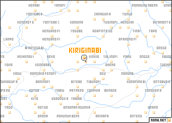 map of Kiriginabi