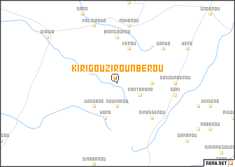 map of Kirigouzirounbérou