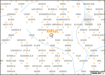 map of Kiriji