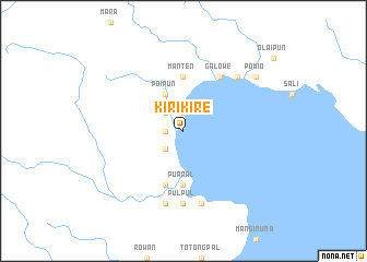 map of Kirikire