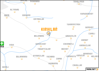 map of Kırıklar