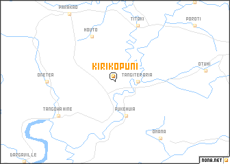 map of Kirikopuni