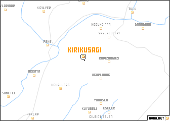 map of Kırıkuşagı