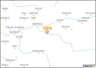 map of Kırık