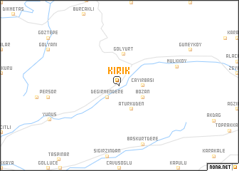 map of Kırık