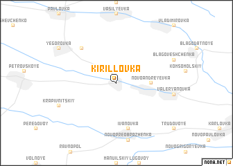 map of Kirillovka