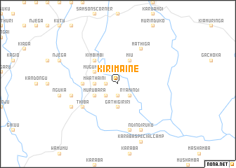 map of Kirimaine