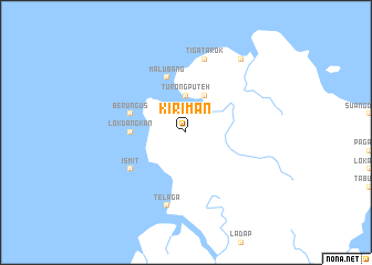 map of Kiriman