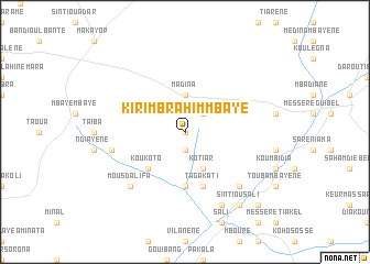 map of Kirim Brahim Mbaye