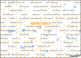 map of Kirimetiwala