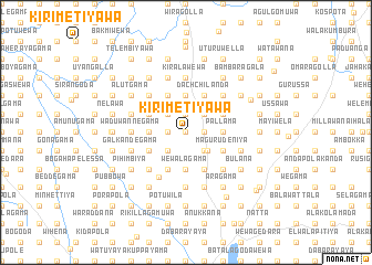 map of Kirimetiyawa