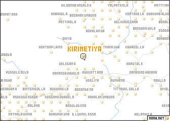 map of Kirimetiya