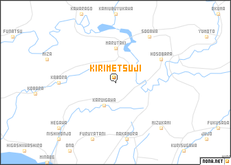 map of Kirimetsuji