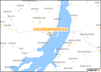 map of Kirina Somonosso