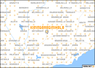 map of Kirinda Magin Ihala