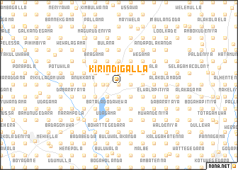 map of Kirindigalla