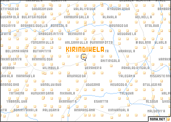 map of Kirindiwela