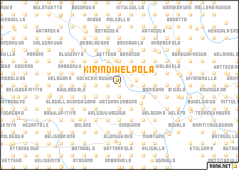 map of Kirindiwelpola