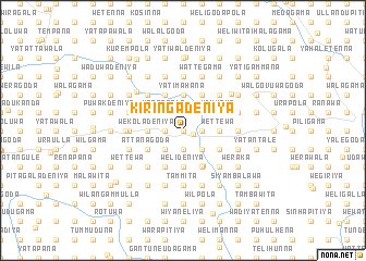 map of Kiringadeniya