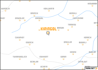 map of Kırıngöl